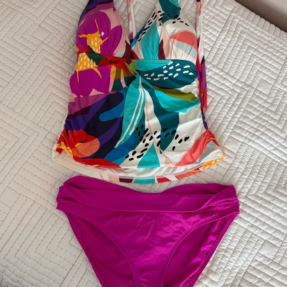 La Blanca Tankini Swimwear Sz 12